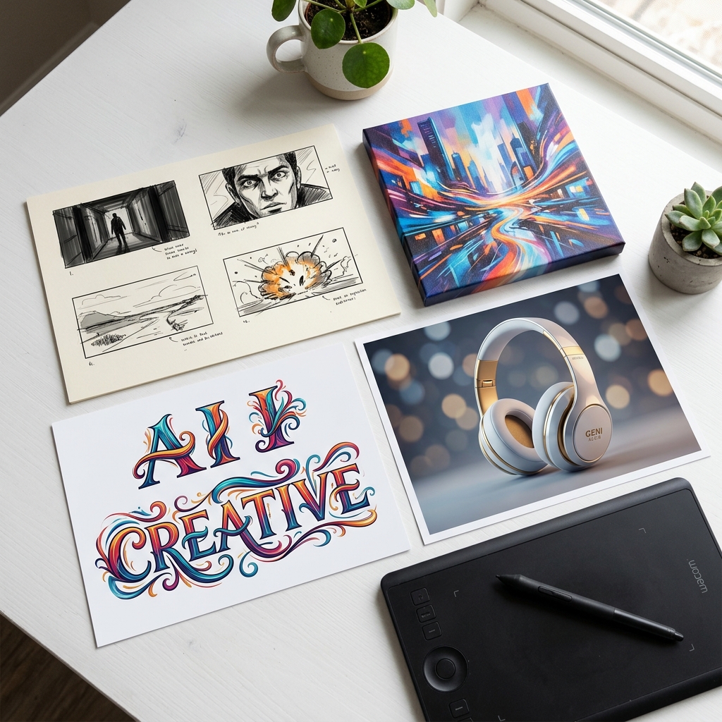 AI-generated creative outputs